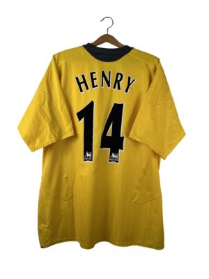 Maillot extérieur jaune arsenal 2005